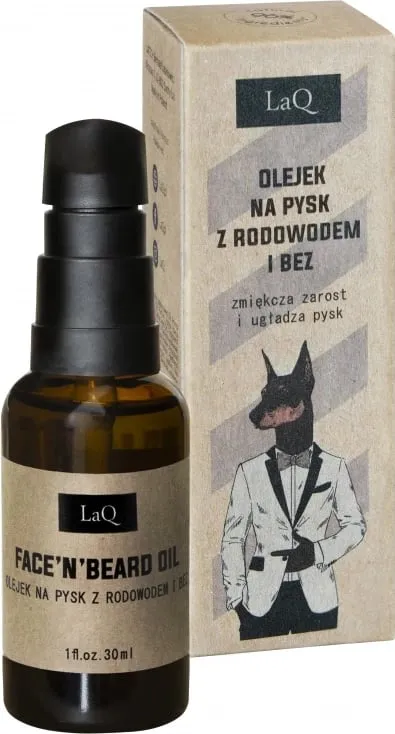 Vaj për mjekër LaQ Doberman për burra, 30ml - 1