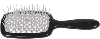 Brushë flokësh Janeke Superbrush për femra dhe fëmijë e zezë-gri, 1 copë