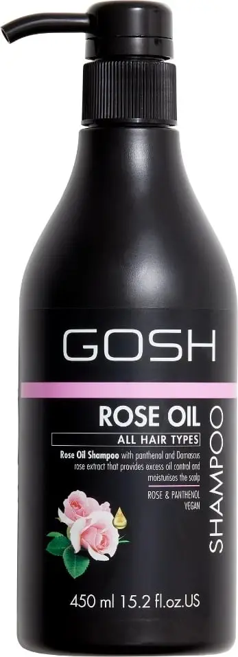 Shampon për femra Gosh me vaj trëndafili 450ml