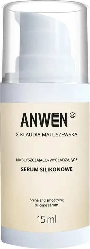 Serum për flokë për femra Anwen x Klaudia Matuszewska Shine-Enhancing Smoothing Silicone, 15ml