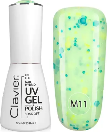 Llak për thonj Clavier Luxury Multi Flavours Hybrid M11 Lime&Mint 10ml