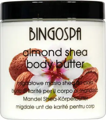 Buter për trup BingoSpa Almond Shea për femra 250g