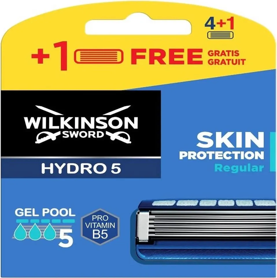 Tehe rezervë për brisk Wilkinson Hydro 5 Skin Protection Regular për meshkuj, 5 copë - 1