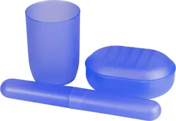 Set aksesorësh tualeti Inter Vion unisex blu, 3 copë