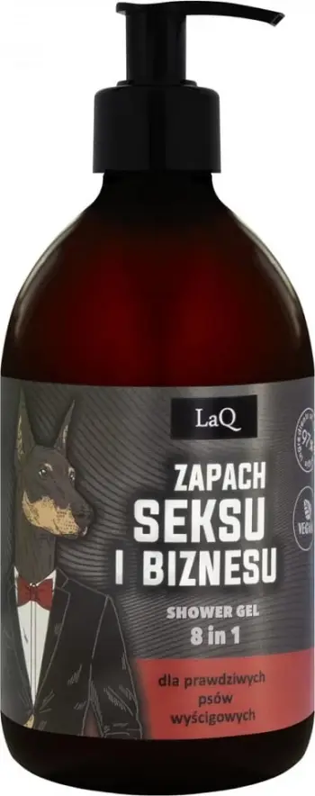 Xhel dushi për meshkuj LaQ 8-in-1 Doberman Exclusive, 500ml