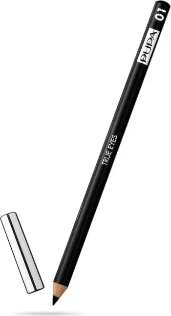 Laps për sy Pupa Milano True Eyes Eye Liner Pencil 01, 1.4g