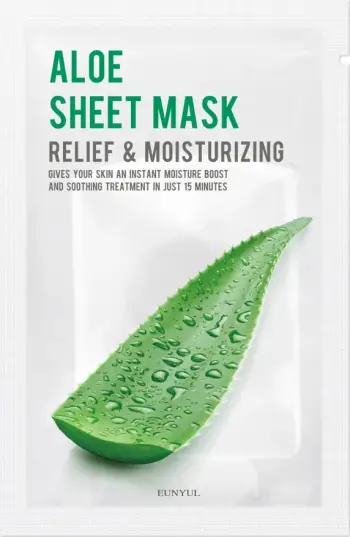 Maskë për fytyrë për femra EUNYUL Aloe Sheet Mask, 22ml