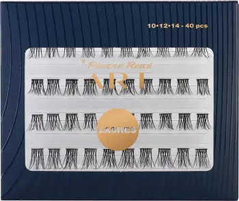 Qerpikë të ndarë Pierre Rene Art Perfection Lashes për femra, të zinj, 40 copë