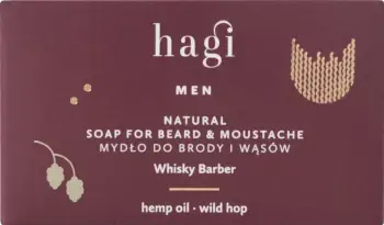 Sapun për mjekër dhe mustaqe Hagi Whisky Barber për burra 100g