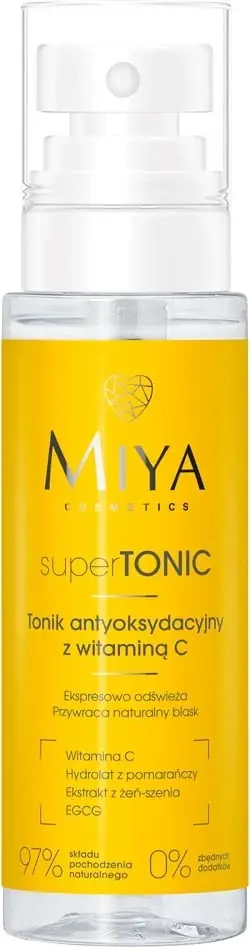 Tonik për fytyrë për femra Miya Cosmetics superTONIC antioxidant me vitaminë C, 100ml