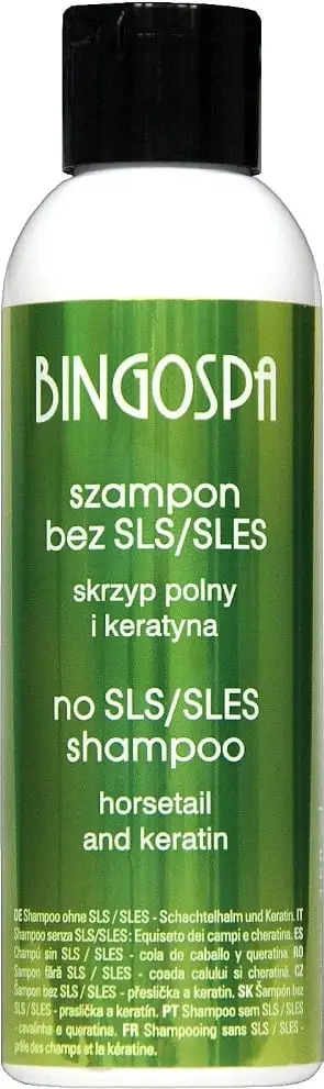 Shampo për flokë BingoSpa Keratin, pa SLS, 100ml
