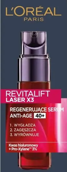 Serum për fytyrë për femra L'Oreal Paris Revitalift Laser X3, 30ml