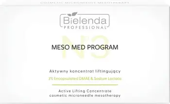 Koncentrat lifting për fytyrë Bielenda Professional Meso Med Program Active Lifting Concentrate me 3% DMAE të kapsuluar për femra, 10x3ml