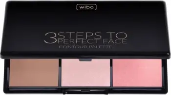 Paletë konturimi fytyre Wibo 3 Steps to Perfect Light, 10g