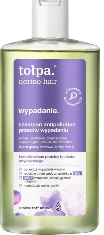Shampo flokësh Tołpa Dermo Hair Strengthening, kundër rënies së flokëve, 250 ml