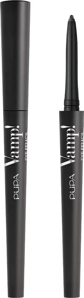 Laps për sy për femra Pupa Milano Vamp! Eye Pencil Waterproof 2in1 100 Iconic Black 0.35g