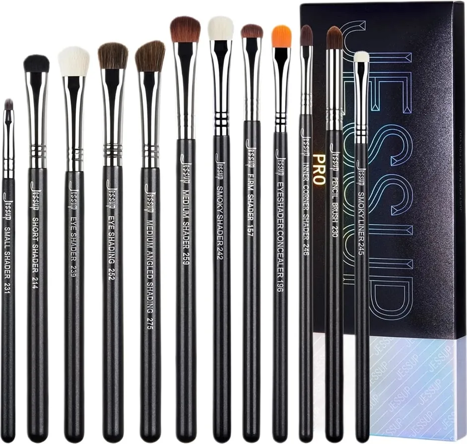 Set furça për sy JESSUP T339 për femra, 12 copë - 1