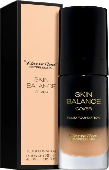 Fondatinë Pierre Rene Skin Balance Cover Fluid Foundation 21 Porcelain 30ml