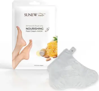 Maskë për këmbë Sunewmed+, vaj bajame të ëmbël, royal jelly, 1 copë