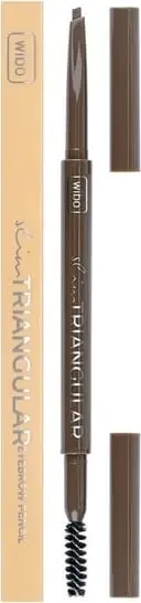Laps për vetulla Wibo Slim Triangular Eyebrow Pencil 1 Soft Brown, 1 copë