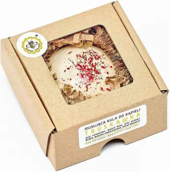 Bombë për banjë për femra Miodowa Mydlarnia Strawberry, 80g