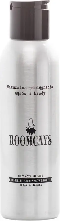 Vaj për mjekër dhe mustaqe ROOMCAYS për meshkuj, 100ml