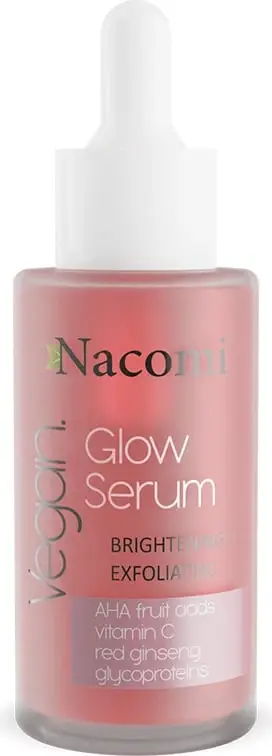 Serum ndriçues dhe eksfoliues Nacomi Glow, 40 ml