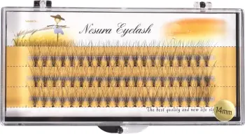 Kllastra për qerpikë Sunone Nesura Premium për femra 14mm e zezë 60 copë