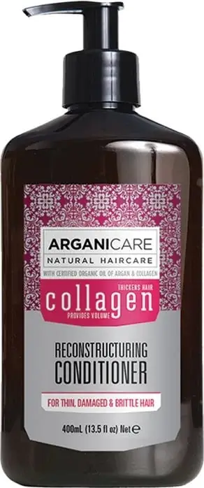 Kondicioner për flokë Arganicare Collagen Nourishing Reconstructor për femra, 400ml