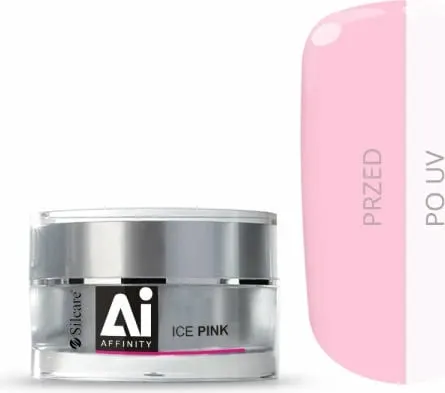 Xhel ndërtues për thonj Silcare Affinity Ice Pink 30g - 1