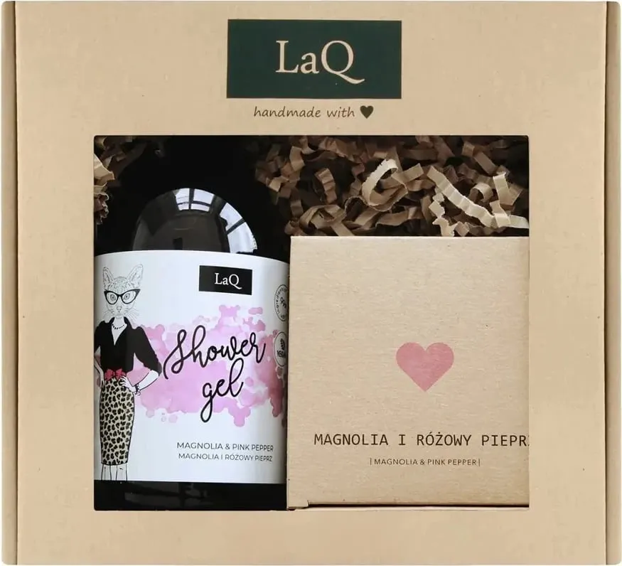 Set për trup LaQ Kicia Magnolia për femra, 500ml + 200ml - 1