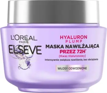 Maskë për flokë L'Oreal Paris Elseve Hyaluron Plump, për flokë të dehidratuar, 300ml