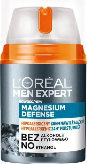 Krem hidratues për meshkuj L'Oreal Paris Men Expert Magnesium Defense Hypoallergenic 50ml