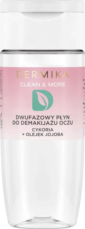 Largues i grimit për sy Dermika Clean & More me cikorje dhe vaj jojoba për femra, 125ml