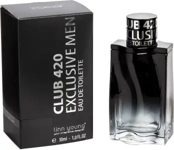 Eau de Toilette për meshkuj Linn Young Club 420 Exclusive Black, 30ml