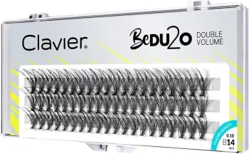 Clustera për qerpikë për femra Clavier BeDU2O Double Volume 14mm, 60 copë