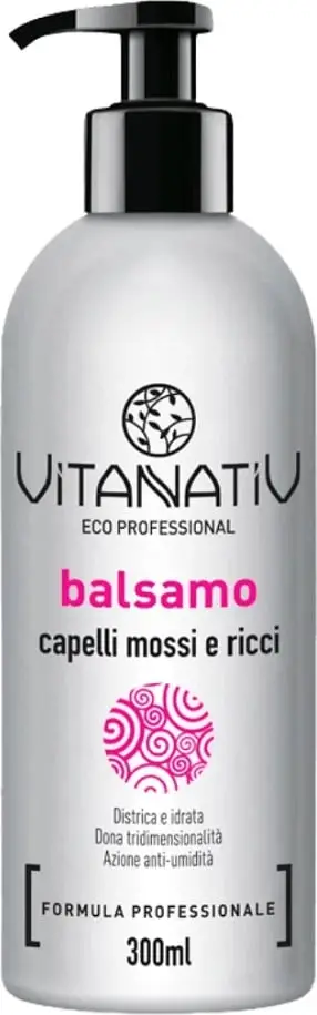 Balsam flokësh Vitanativ Wavy and Curly Hair, për flokë me onde dhe kaçurrela, 300ml
