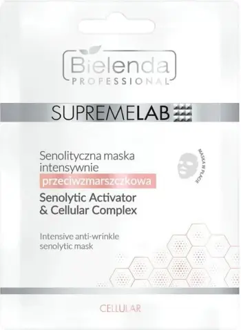 Maskë fytyre për femra Bielenda Professional SupremeLab Cellular Senolytic Intensive Anti-Wrinkle, 1 copë