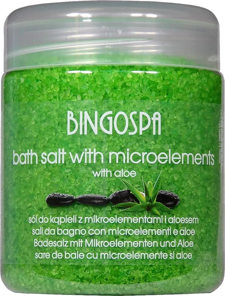 Kripë për banjë BingoSpa me mikroelemente dhe Aloe Vera, 550g - 1