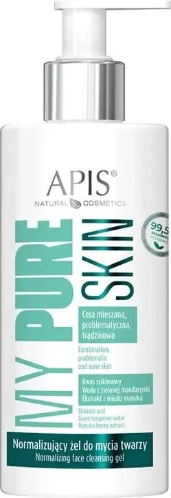 Xhel pastrues fytyre për femra APIS My Pure Skin Normalizing, 300ml