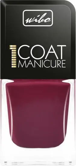 Llak thonjsh Wibo 1 Coat Manicure, mbulim i plotë, 8.5ml, ngjyrë manikyr