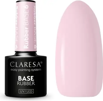 Bazë gome për thonj Claresa Rubber Base për femra, 6.5g