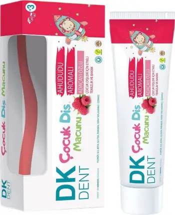 Pasta dhëmbësh për fëmijë Dermokil, shije mjedre, 50 ml, me furçë dhëmbësh
