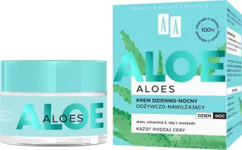 Krem ushqyes dite dhe nate AA Aloe 100%, 50ml