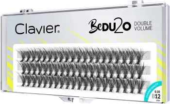 Clustera për qerpikë për femra Clavier BeDU2O Double Volume 12mm, 60 copë