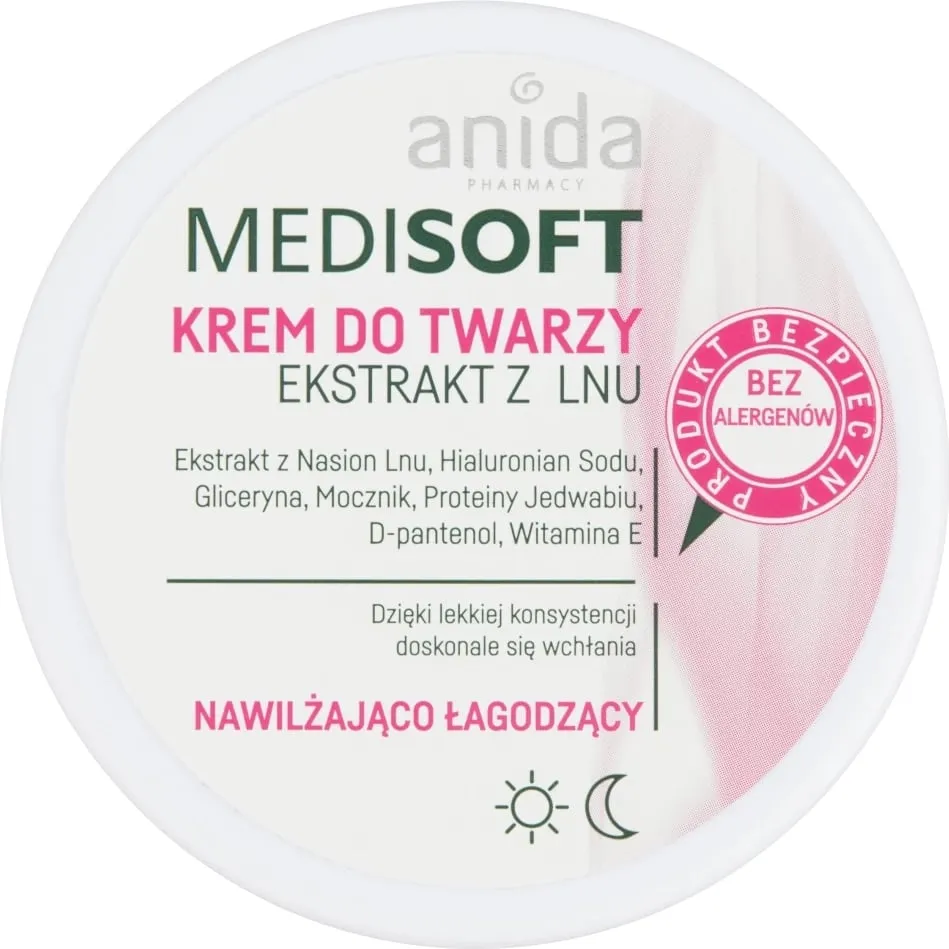 Krem fytyre Anida Medisoft me ekstrakt liri, 100ml - 1