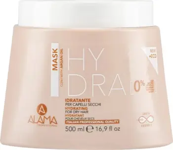 Maskë për flokë Alama Hydra Moisturizing për femra, 500ml