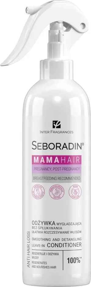 Kondicioner pa shpëlarje për femra SEBORADIN Mama Hair Leave-In Smoothing Conditioner 200ml