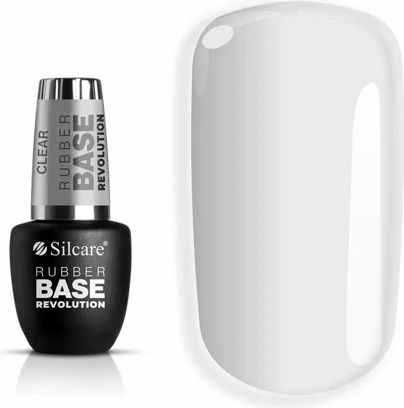 Bazë gome për thonj për femra Silcare Revolution Clear, 9ml - 1