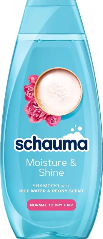 Shampoo Schwarzkopf Schauma Moisture &amp; Shine, për flokë normalë deri në të thatë, hidratues, 400ml